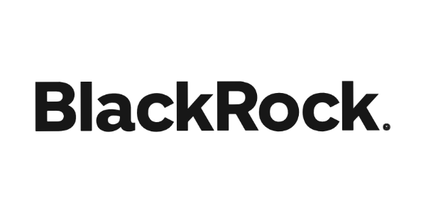 La imagen muestra el logotipo de BlackRock, que representa sus Comunicaciones Corporativas. El texto "BlackRock" aparece en fuente sans-serif, negrita y negra sobre un fondo transparente.